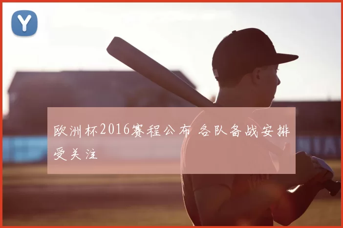欧洲杯2016赛程公布 各队备战安排受关注