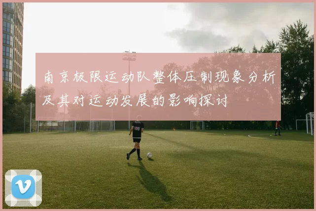 南京极限运动队整体压制现象分析及其对运动发展的影响探讨