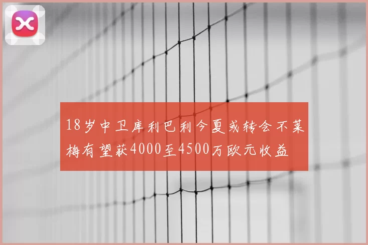 18岁中卫库利巴利今夏或转会不莱梅有望获4000至4500万欧元收益