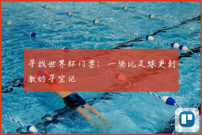 寻找世界杯门票：一场比足球更刺激的寻宝记